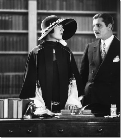 Lois Wilson and Warner Baxter in 1926 screen version of The Great Gatsby